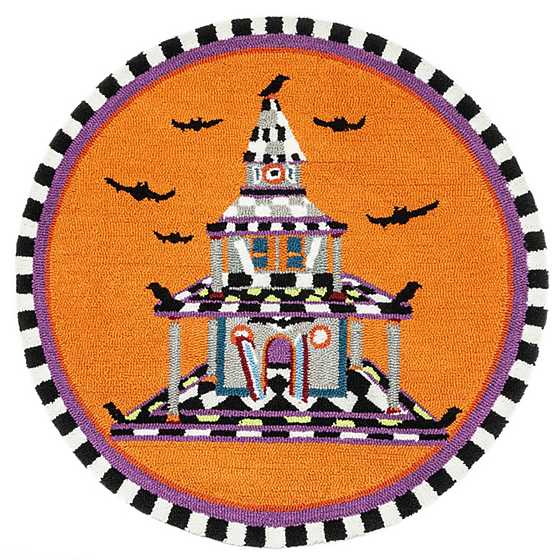 Patience Brewster Spooky House Rug - 3' Round image two