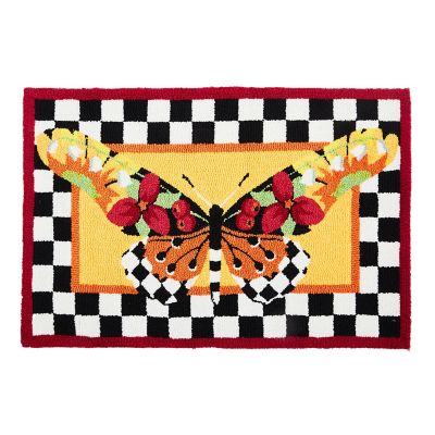 Monarch Butterfly 2' x 3' Rug mackenzie-childs Panama 0