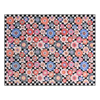 Checked Dolce Vita 8' x 10' Indoor/Outdoor Rug mackenzie-childs Panama 0