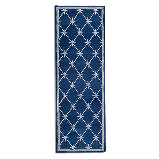 Brighton Pavilion Indoor/Outdoor Rug - 2'6" x 8' Runner - Royal image one