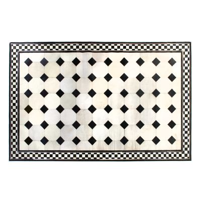 Westminster Hair on Hide Rug - 5' x 8' - White mackenzie-childs Panama 0