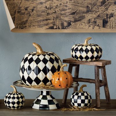 MacKenzie-Childs | Courtly Check Pumpkin - Mini