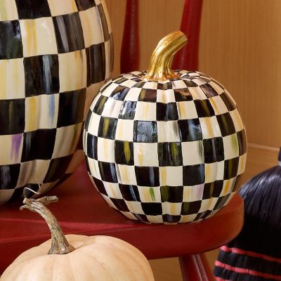 MacKenzie-Childs | Courtly Check Pumpkin - Small