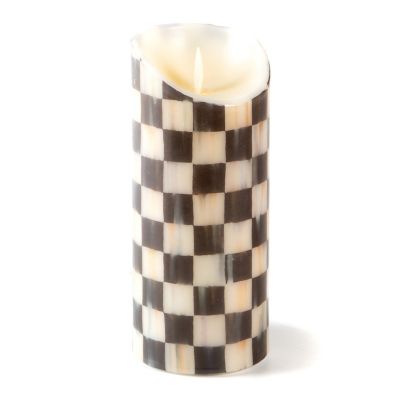 Courtly Check Flicker 7" Pillar Candle