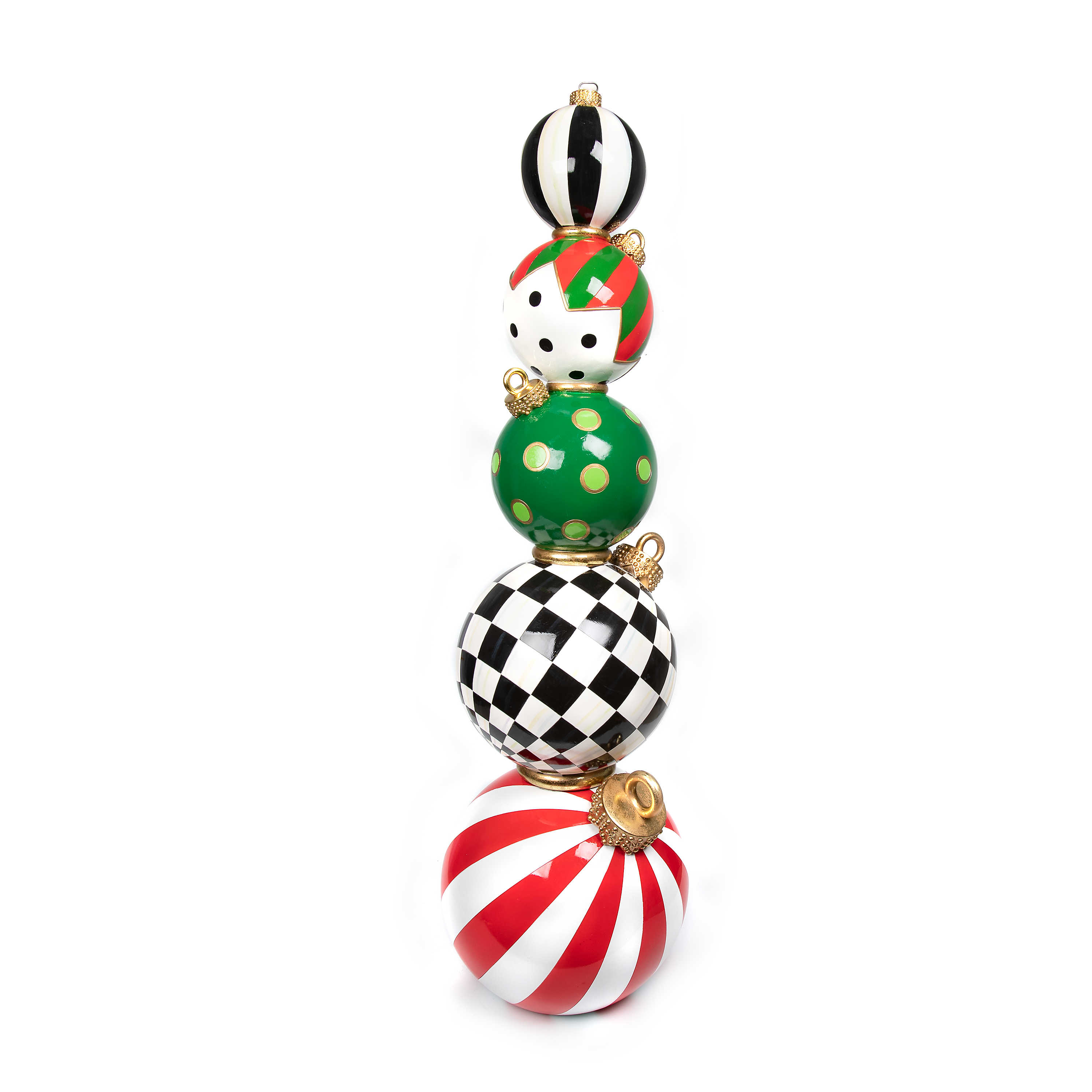 Jolly Stacked Ornaments Trophy mackenzie-childs Panama 0