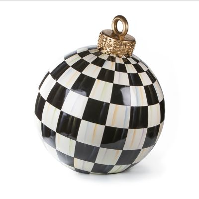 Jolly Courtly Check Outdoor Ornament mackenzie-childs Panama 0