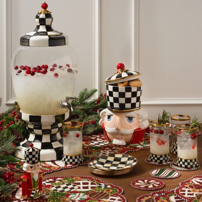 MacKenzieChilds Buckingham Nutcracker Cookie Jar