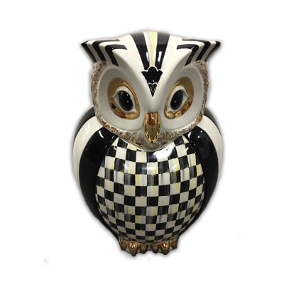 Courtly Owl Cookie Jar