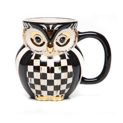 Courtly Owl Mug mackenzie-childs Panama 0