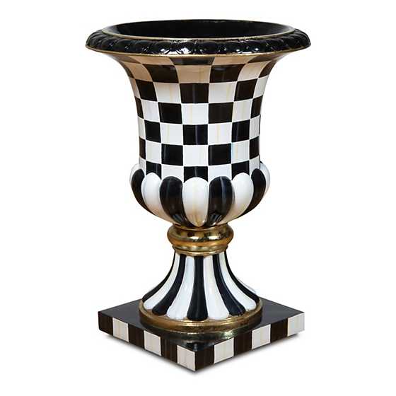 Courtly Check Pedestal Urn image one