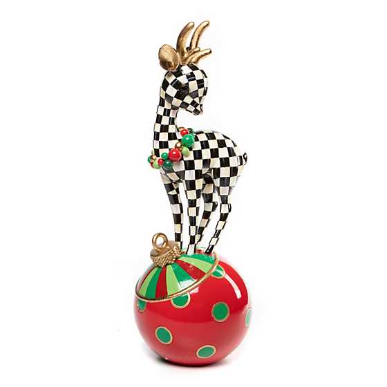 Courtly Check Deary Deer On Ornament