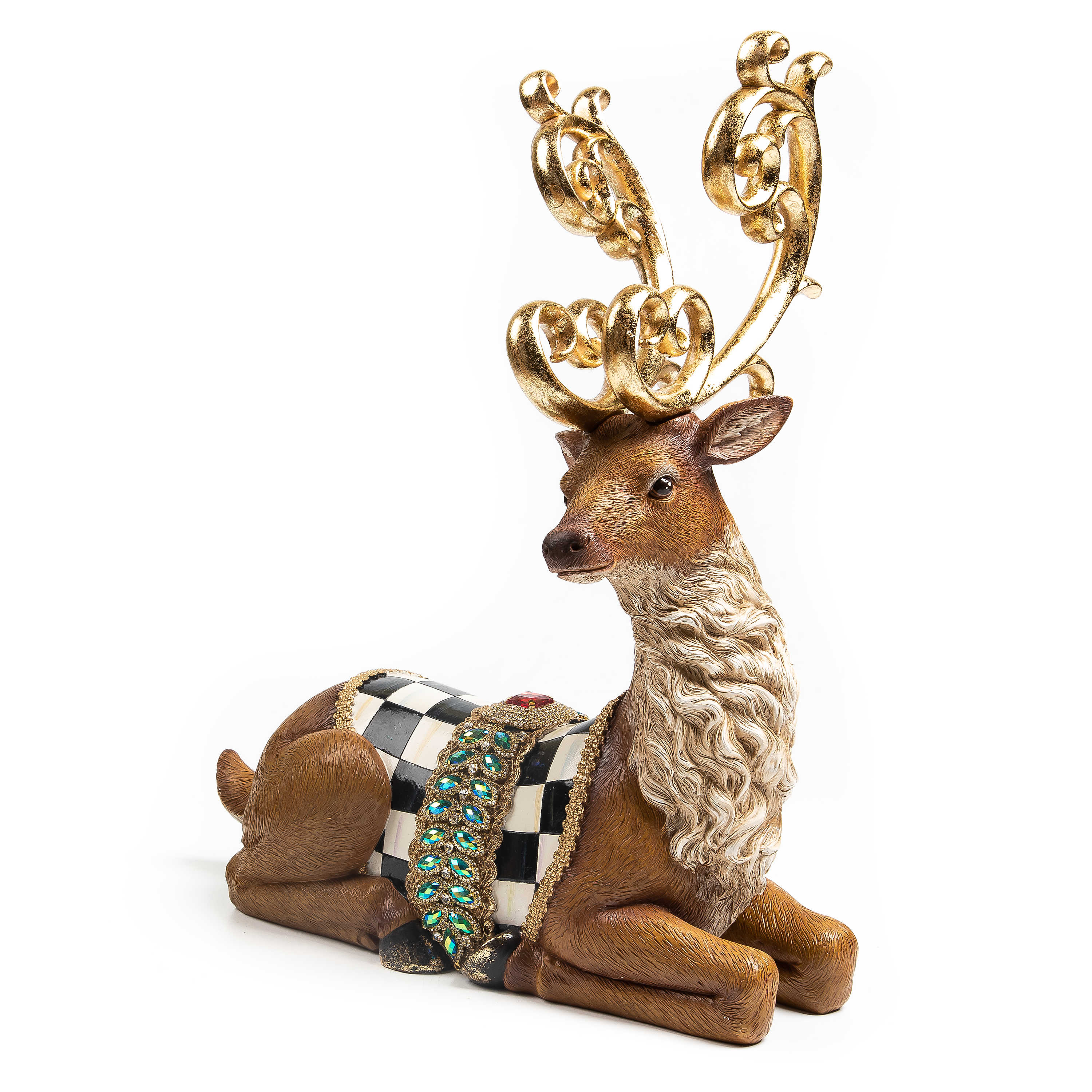 Christmas Magic Resting Deer mackenzie-childs Panama 0