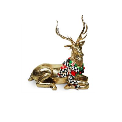 Christmas Magic Trophy Resting Deer mackenzie-childs Panama 0