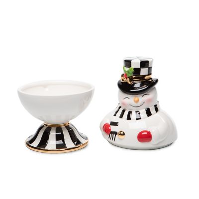 MacKenzie-Childs Nostalgia Snowman Cookie Jar