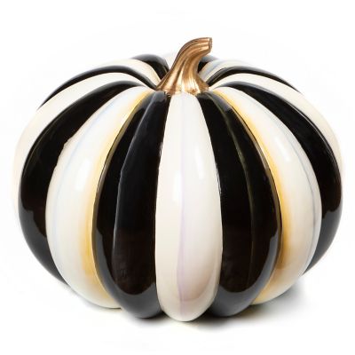 Courtly Stripe Outdoor Trophy Pumpkin mackenzie-childs Panama 0