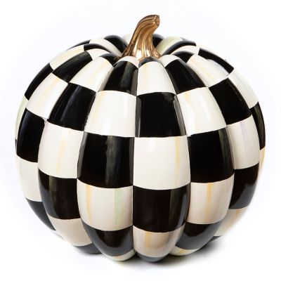 Courtly Check Outdoor Pumpkin mackenzie-childs Panama 0