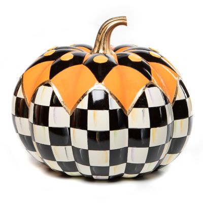 Boo Courtly Check Pumpkin mackenzie-childs Panama 0