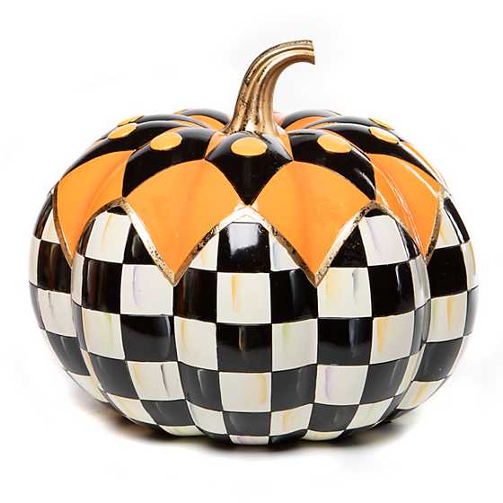 Boo Courtly Check Pumpkin