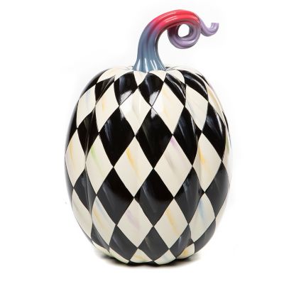 Fortune Teller Harlequin Pumpkin - Medium mackenzie-childs Panama 0