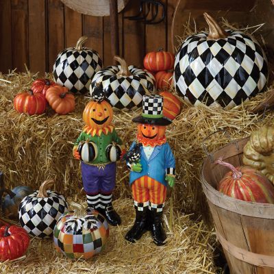 Courtly Harlequin Squashed Pumpkin - Small image six