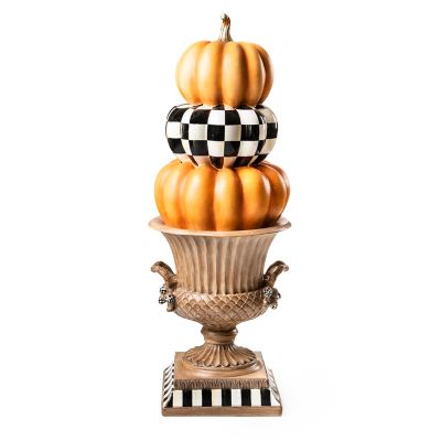 Fall On The Farm Stacked Pumpkin Urn mackenzie-childs Panama 0