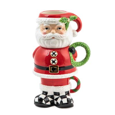 16oz Nostalgic Ceramic Santa Mug