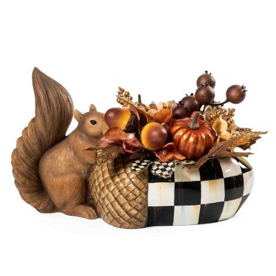 Fall On The Farm Squirrel Arrangement mackenzie-childs Panama 0