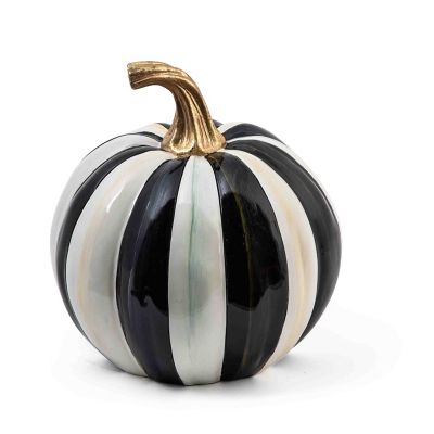 MacKenzie-Childs | Courtly Stripe Glossy Small Pumpkin