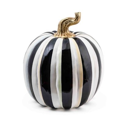 Courtly Stripe Glossy Large Pumpkin mackenzie-childs Panama 0