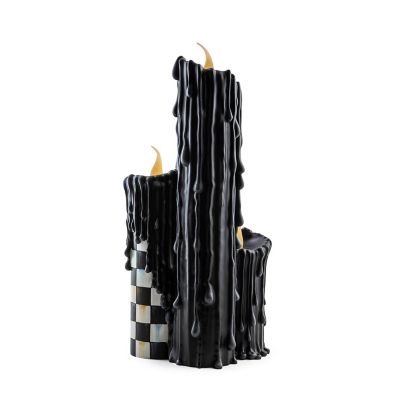 Courtly Check Melting Candle Cluster mackenzie-childs Panama 0