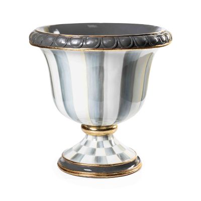 Sterling Stripe Urn mackenzie-childs Panama 0