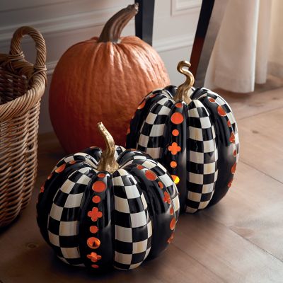 MacKenzie-Childs | Cutout Illuminated Pumpkin - Tall