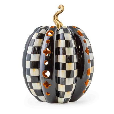 Cutout Illuminated Pumpkin - Tall mackenzie-childs Panama 0