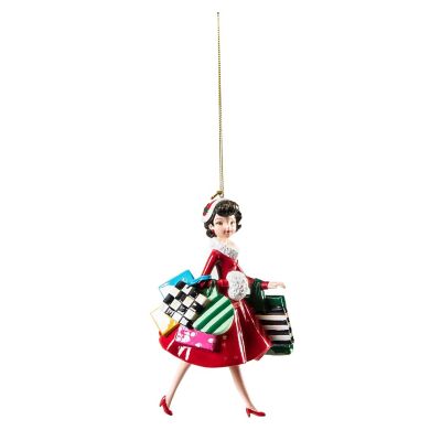 Wonderful Life Shopper Ornament mackenzie-childs Panama 0