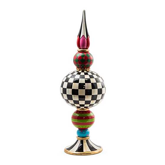 Granny Kitsch Finial Large Candle Holder