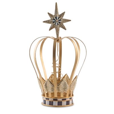 Glam Up Crown Tree Topper mackenzie-childs Panama 0