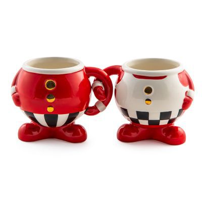 Disney Mickey Mouse Holiday Stoneware Mugs - Set of 2