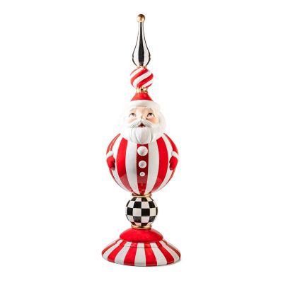 Peppermint Santa Trophy Finial mackenzie-childs Panama 0