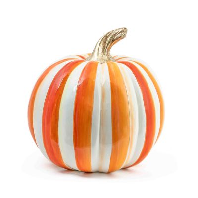 Orange Stripe Pumpkin - Medium mackenzie-childs Panama 0