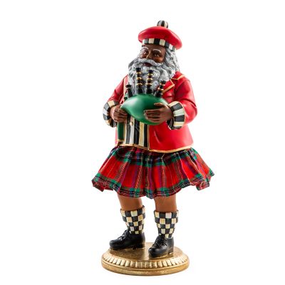 Tartastic Tabletop Black Santa mackenzie-childs Panama 0