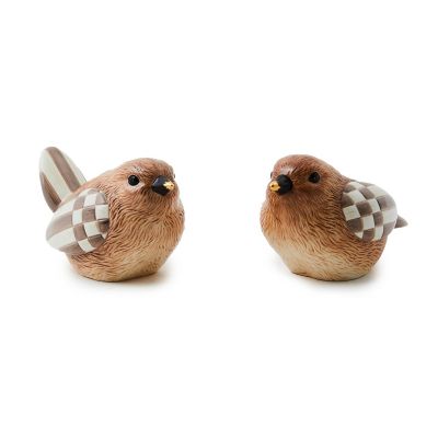 Autumnology Ceramic Bird Bud Vases, Set of 2 mackenzie-childs Panama 0