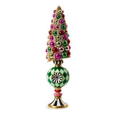 Granny Kitsch Small Bottle Brush Pedestal Tree mackenzie-childs Panama 0