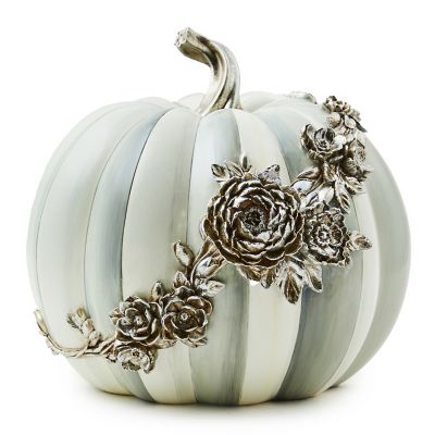 Sterling Stripe Silver Floral Garland Pumpkin mackenzie-childs Panama 0