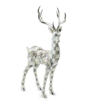 Sterling Check Standing Silver Garland Deer mackenzie-childs Panama 0