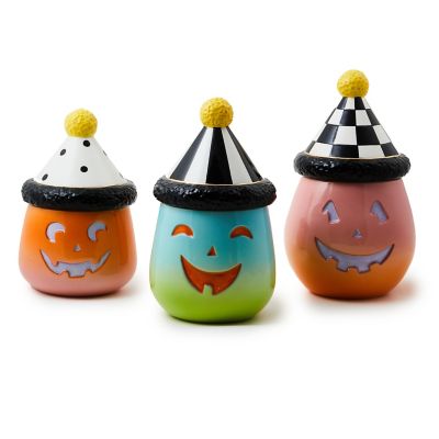 Trick or Treat Canisters, Set of 3 mackenzie-childs Panama 0