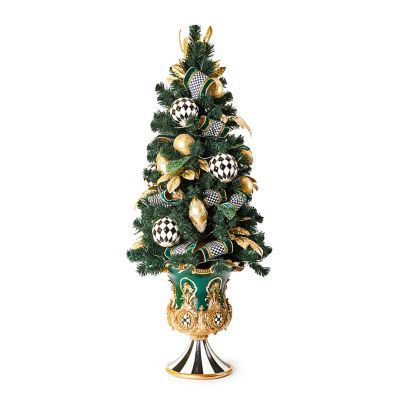 Emerald Luxe Illuminated Potted Tree mackenzie-childs Panama 0