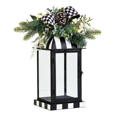 Farmhouse Holiday Lantern Arrangement mackenzie-childs Panama 0