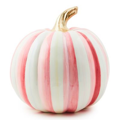 Bubblegum Pink Stripe Medium Pumpkin mackenzie-childs Panama 0