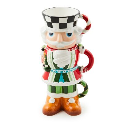 Bake Shop Nutcracker Stacking Mugs, Set of 3 mackenzie-childs Panama 0