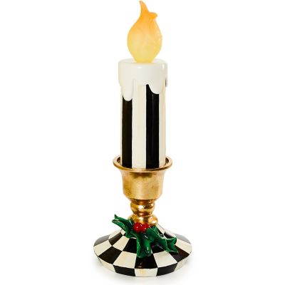 Courtly Illuminated Small Trophy Candle mackenzie-childs Panama 0